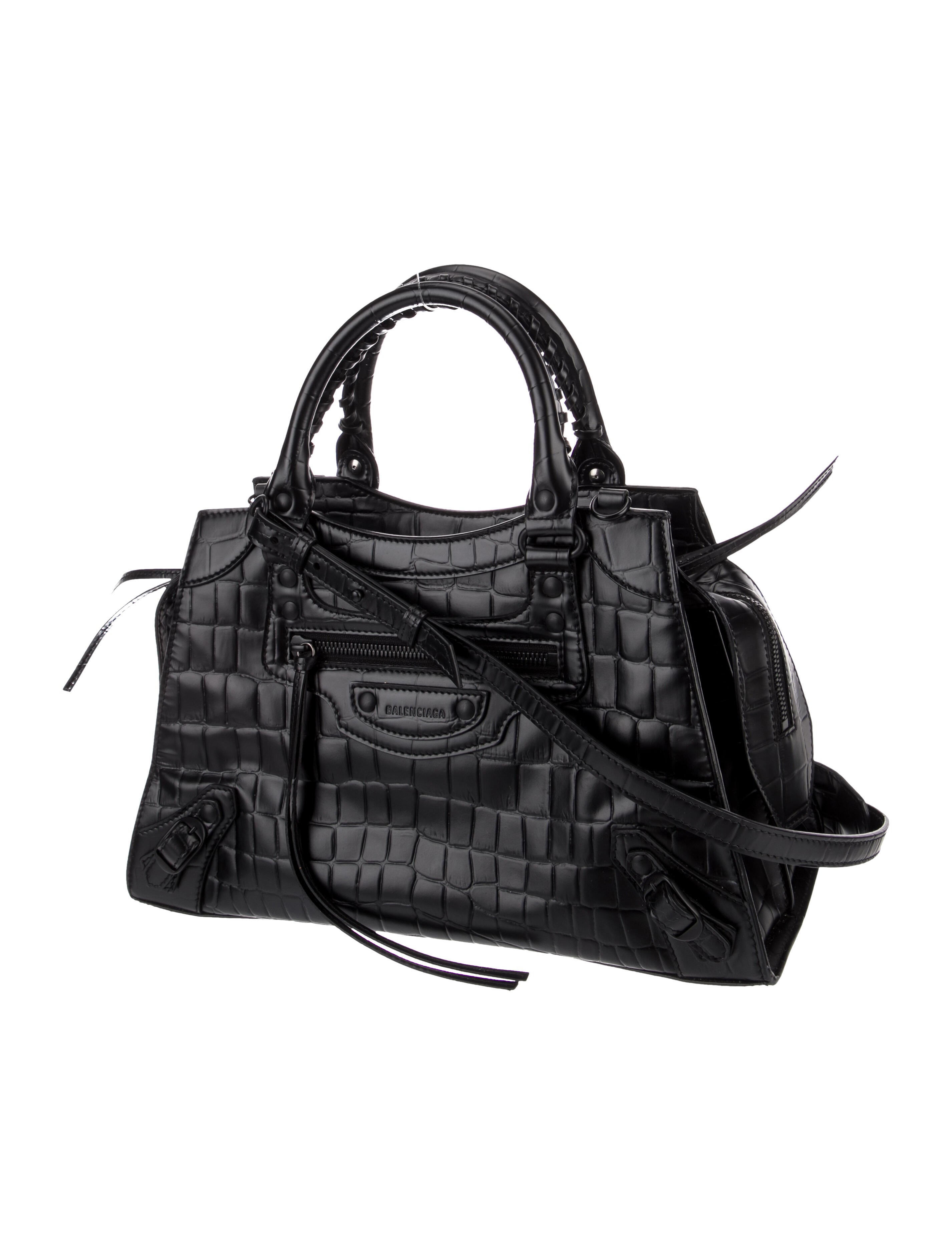 Balenciaga Embossed Leather Neo Classic Small